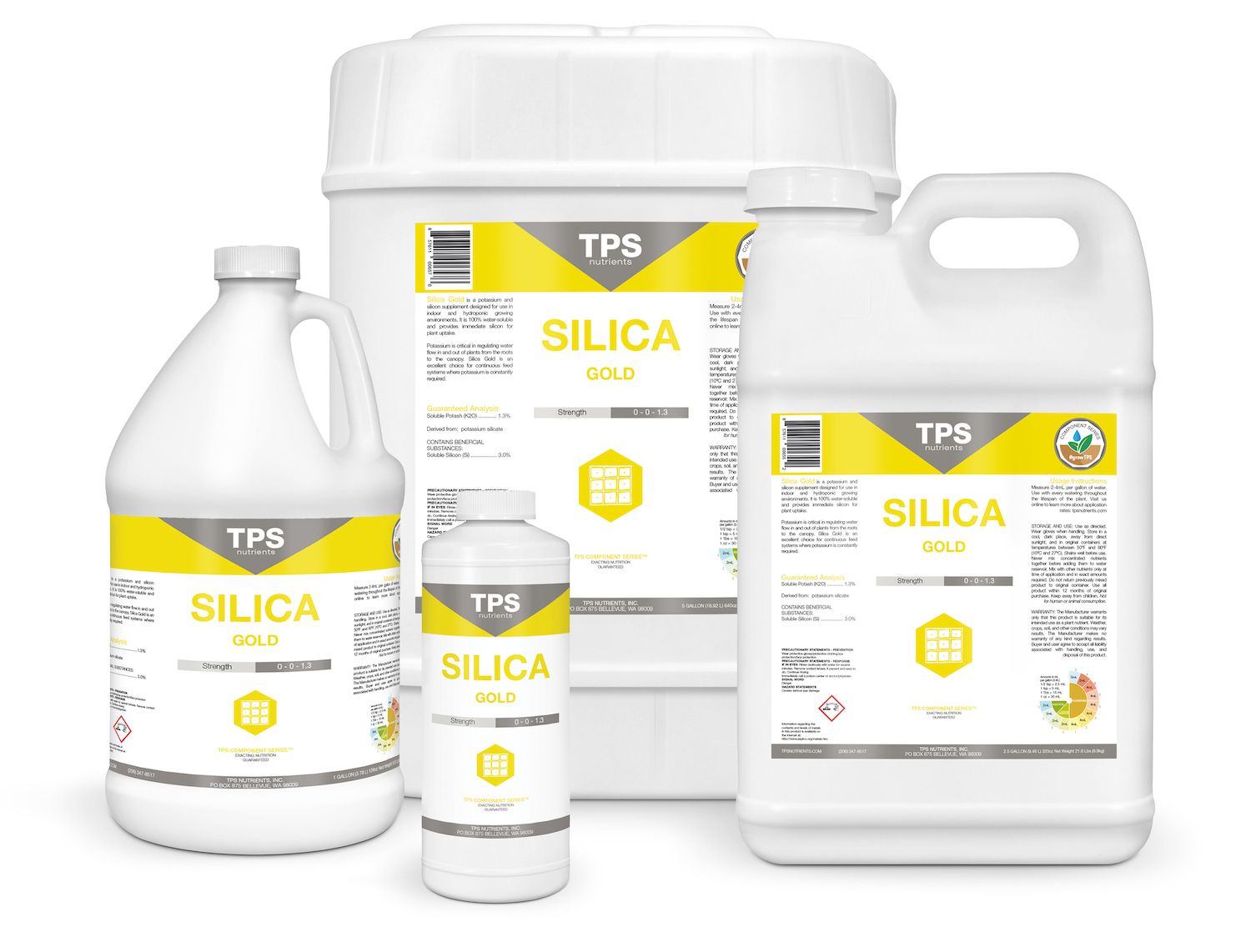 Silica Gold / True Plant Science (TPS) nutrient info