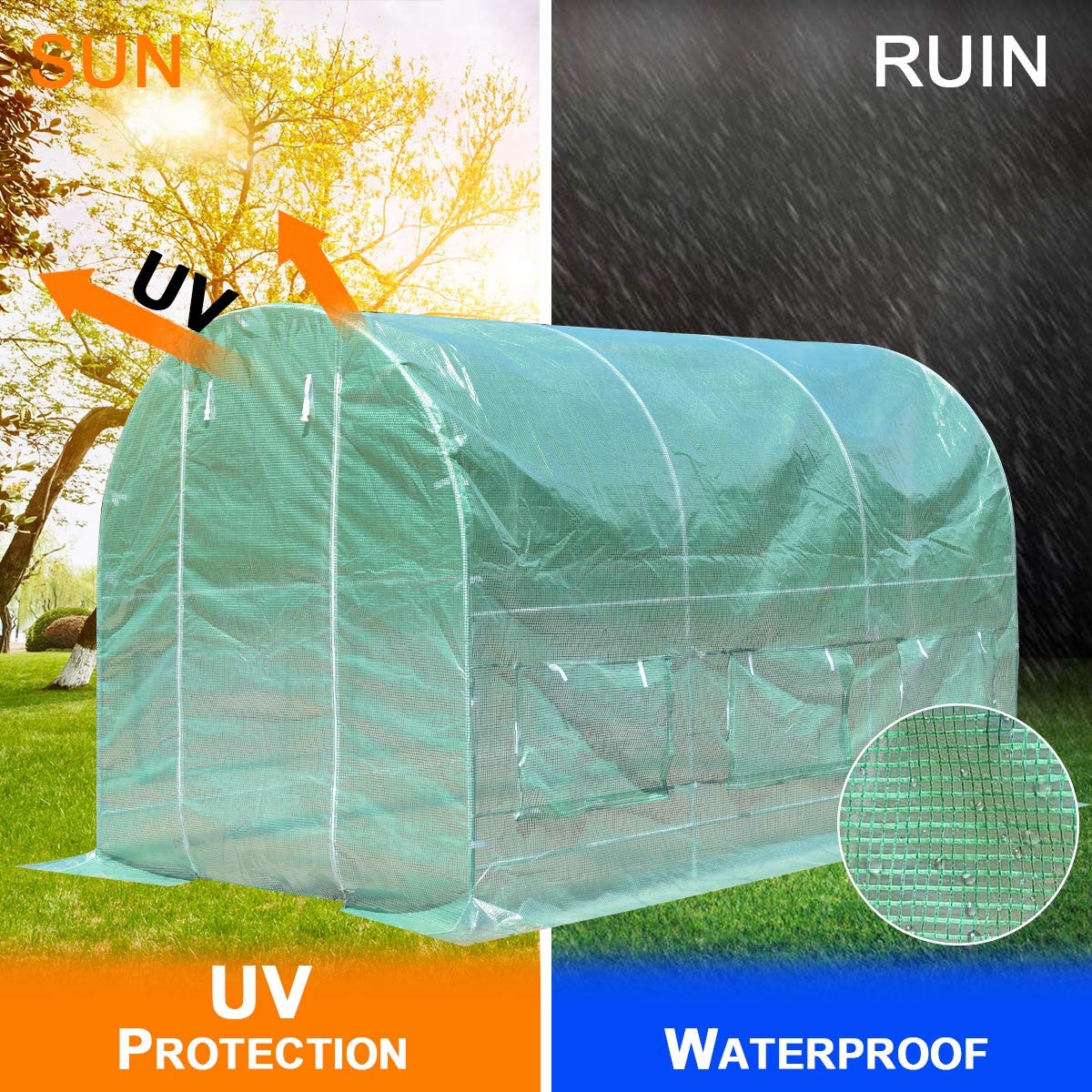 Greenhouse Plant Grow Tents 10'X6.5'X20' by Giantex grow tent information GrowDiaries